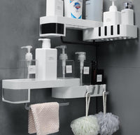 Suction Bathroom Corner Shelf