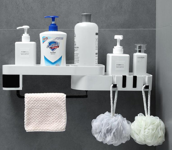 Suction Bathroom Corner Shelf