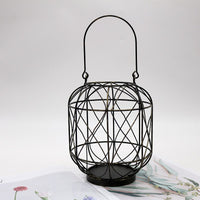 Geometric Iron Candlestick