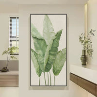 Green Leaf Framed Wall Art