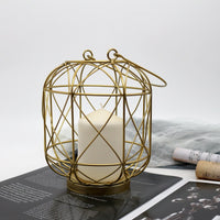 Geometric Iron Candlestick