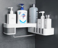 Suction Bathroom Corner Shelf