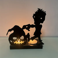 Geometric Skeleton Candle Holder