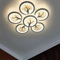 SpaceOra's Modern LED Ceiling Chandelier Lighting for Living Room, Bedroom, Hall & Dining Area