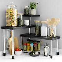 SpaceOra's Stylish Heavy Duty Kitchen Organizer Rack Stand