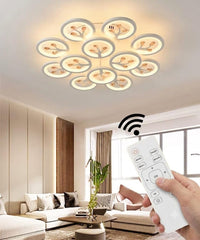 SpaceOra's Modern LED Ceiling Chandelier Lighting for Living Room, Bedroom, Hall & Dining Area