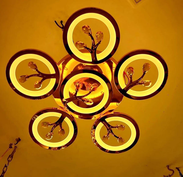 SpaceOra's Modern LED Ceiling Chandelier Lighting for Living Room, Bedroom, Hall & Dining Area