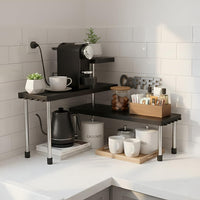 SpaceOra's Stylish Heavy Duty Kitchen Organizer Rack Stand