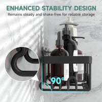 SpaceOra's Stainless Steel Shower Caddy 6-Pack for Bathroom & Home Decor