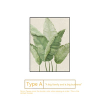 Green Leaf Framed Wall Art