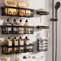 Bathroom Storage Rack Set Large Capacity