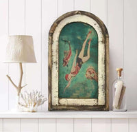 Swimming Decorative Mural Wall Art
